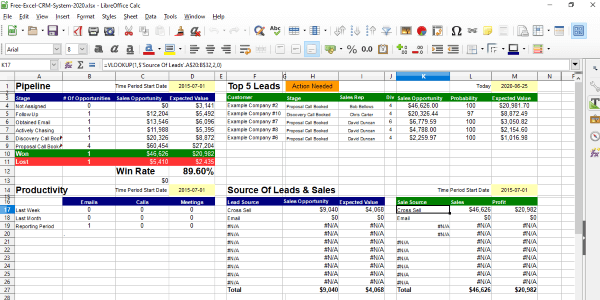 crm excel